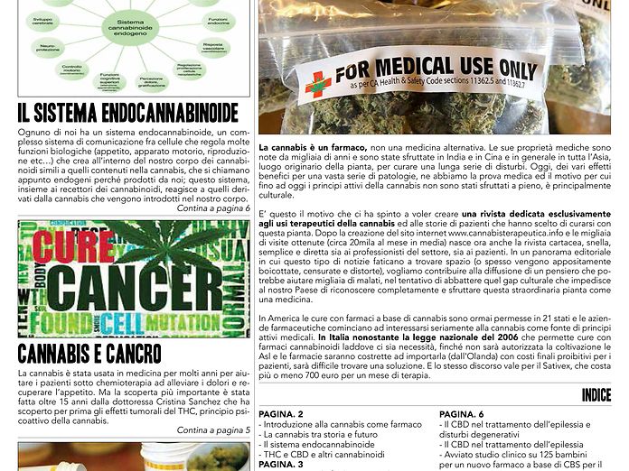 Nasce la prima rivista italiana dedicata alla cannabis terapeutica