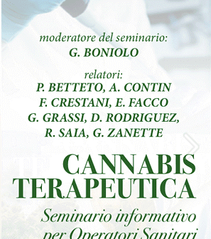 Cannabis: un seminario per medici ed infermieri