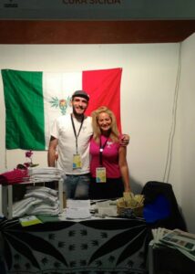 Alessandro Raudino e Florinda Vitale di Cannabis Cura Sicilia