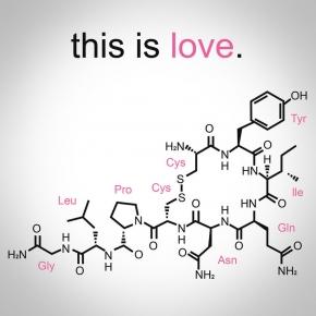 Struttura chimica dell'ossitocina